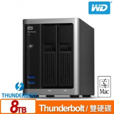 WD My Book Pro 8TB(4TBx2) 3.5吋雙硬碟 Thunderbolt RAID 儲存系統